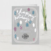 Carte De Vacances En Aluminium Hand Painted Cute Simple Pine Trees Business (Recto)