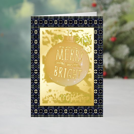 Carte De Vacances En Aluminium Joyeux et lumineux (Vacances In Situ)