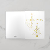 Carte De Vacances En Aluminium Joyeux Noël étoile & arbre (Mise à l'extérieur)