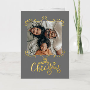 Carte De Vacances En Aluminium Joyeux Noël Photo personnalisée