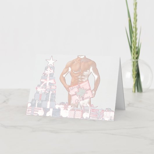 Carte De Vacances En Aluminium Joyeux Noël SlipperyJoe cadeau blanc rouge argent (Recto)