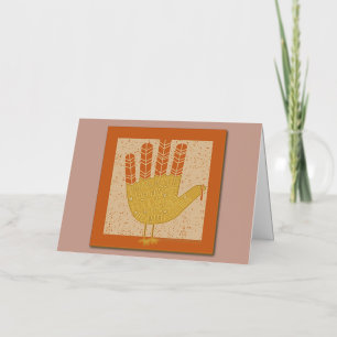 Carte De Vacances En Aluminium La main de SlipperyJoe dit merci amis de famille d