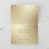 Carte De Vacances En Aluminium Luxueux Balloon Confetti Noir et Or Nouvel An (Couchage intérieur)