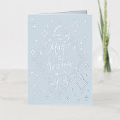 Carte De Vacances En Aluminium Magie de la saison (Recto)