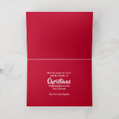 Carte De Vacances En Aluminium Noël À feuillage persistant Red Berries (Couchage intérieur)