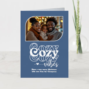 Carte De Vacances En Aluminium Nordique Sky Cosy Vibes Photo de Noël
