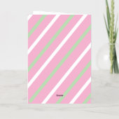 Carte De Vacances En Aluminium Nous sommes Engagés Gay Retro Pink | Photo personn (Verso)