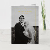 Carte De Vacances En Aluminium Photo intemporelle moderne Noël neuf (Recto)