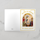 Carte De Vacances En Aluminium Résurrection Du Christ Anastasis Pâques (Mise à l'extérieur)