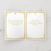 Carte De Vacances En Aluminium Résurrection Du Christ Pâques Orthodoxes (Couchage intérieur)