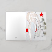 Carte De Vacances En Aluminium SlipperyJoe's Christmas shopping livre blanc spira (Mise à l'extérieur)