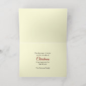 Carte De Vacances En Aluminium Thème de Noël Arbre Reindeer Cadeaux Reindeer Look (Couchage intérieur)