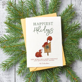 Carte de vacances en collage de photos de jolis éc