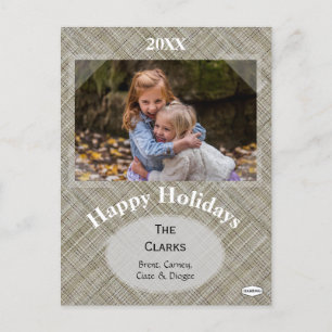 Carte de vacances en design lin par HAMbWG