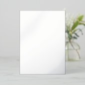 Carte de vacances en feuille d'aluminium (Debout devant)