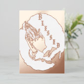 Carte de vacances en feuille d'aluminium 5" x 7" (Debout devant)