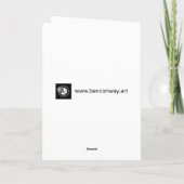 Carte de vacances en machine à Whimsical (Dos)