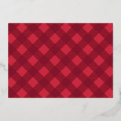 Carte de vacances en métal de Noël Joyeux Noël pho (Verso)