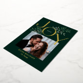 Carte de vacances en papier alu et joyeuse fête de (Rotation)