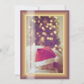 Carte de vacances encadrée d'or (Devant)