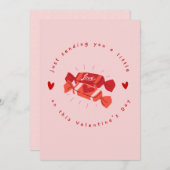 Carte de vacances envoyant de l'amour (Devant / Derrière)