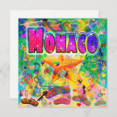 Carte de vacances Epoch Heure Monaco (Devant / Derrière)