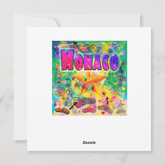 Carte de vacances Epoch Heure Monaco (Dos)
