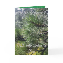 Carte de vacances et de Noël