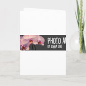 Carte de vacances et de Simcha ou invitation (Dos)