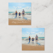 Carte de vacances été photo personnalisée avec vos (Devant / Derrière)