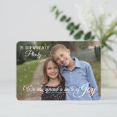 Carte de vacances - Étendre la JOIE (Debout devant)