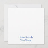 Carte de vacances étonnante "Argent" Snowflake (Dos)