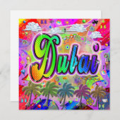 Carte de vacances Express Dubai Vista (Devant / Derrière)