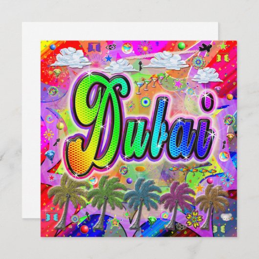 Carte de vacances Express Dubai Vista (Devant / Derrière)