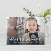 Carte de vacances Faire-part de grossesse Ultrasou (Debout devant)