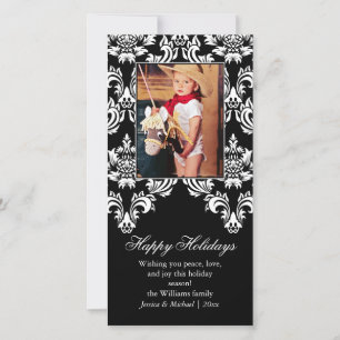 Carte de vacances Fancy Damask