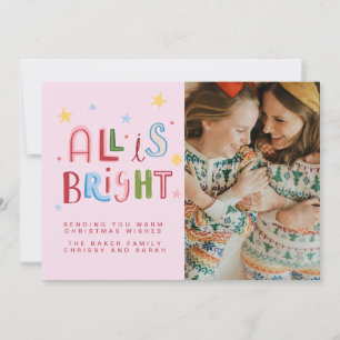 Carte de vacances fantaisiste Tout est brillant