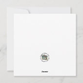 Carte de vacances Feeding Birdie Flat (Dos)