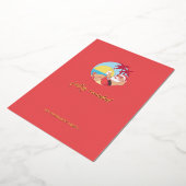 Carte de vacances Feliz Navidad Père Noël (Rotation)