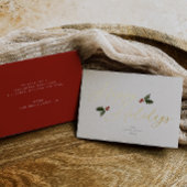 Carte de vacances Festily Foil