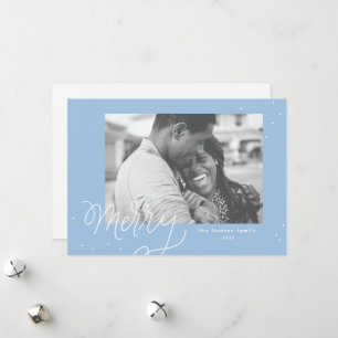 Carte de vacances festive avec confettis joyeux