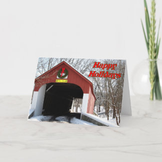 Carte de vacances Festive Coverve Bridge
