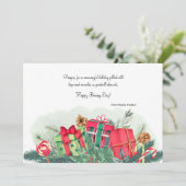 Carte de vacances festive de Boxing Day (Debout devant)