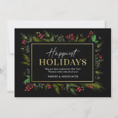 Carte de vacances Festive Frame Business (Devant)