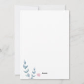 Carte de vacances Fête des Mères Florale géométriq (Dos)