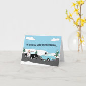 Carte de vacances Figaro (Fleur jaune)