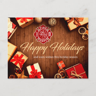 Carte de vacances Firefighter