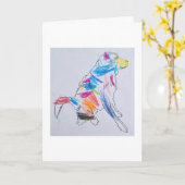 Carte de vacances Fireworks (Fleur jaune)