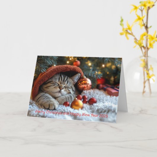 Carte de vacances fixe (Fleur jaune)