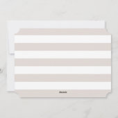 Carte de vacances florale d'Evelyn (Dos)